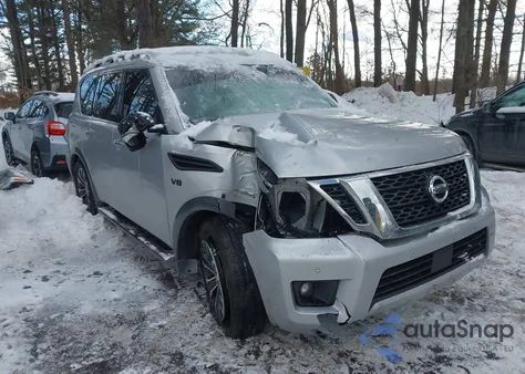 2018 Nissan Armada Sl z USA, uszkodzony, nr VIN JN8AY2NC8J9553458